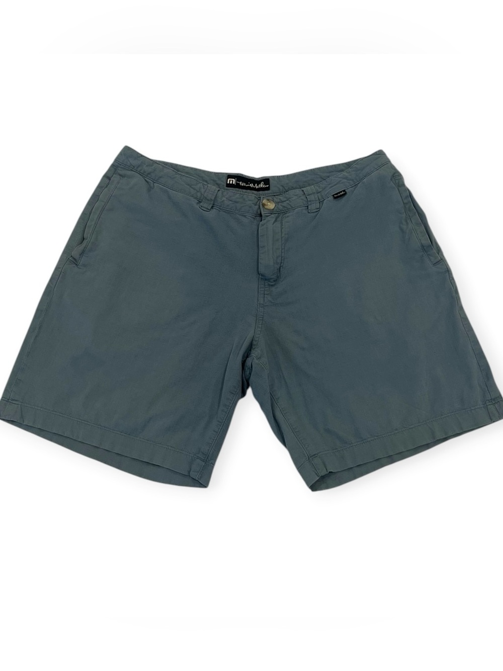 Travis Mathew Men's Slate Teal Flat Front Shorts
